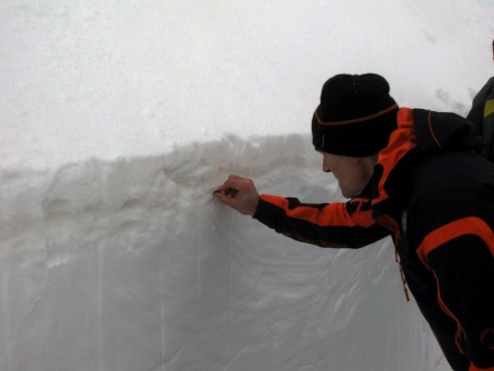 Durmitor - Žabljak - Iskanje z lavinsko žolno in ocena tveganja s tečajniki